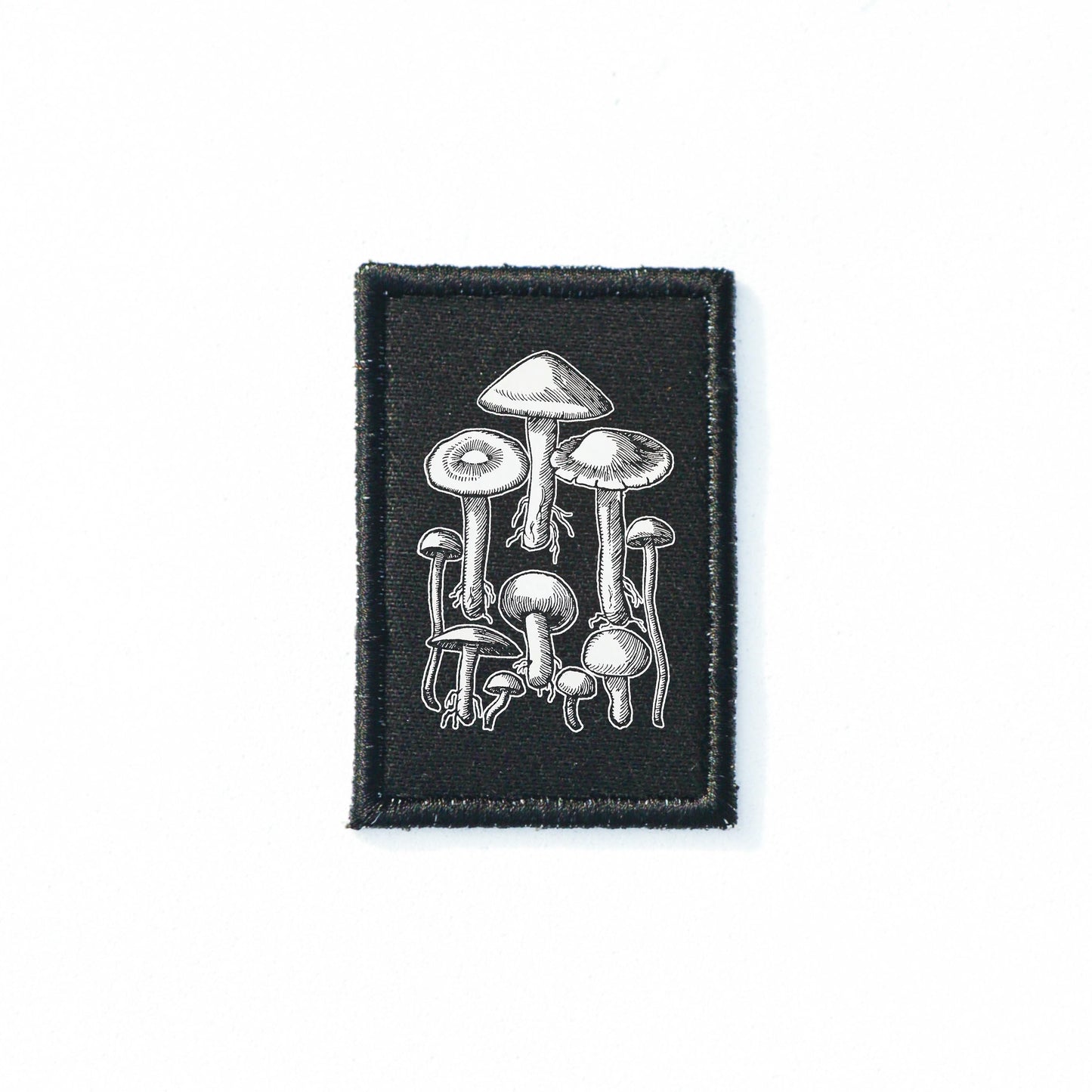 Iron On Mushrooms Goth Patch Horror DIY Embroidered Patch, Badge, Applique, Scary, Goth, Halloween Gift, Spooky,Punk Patch