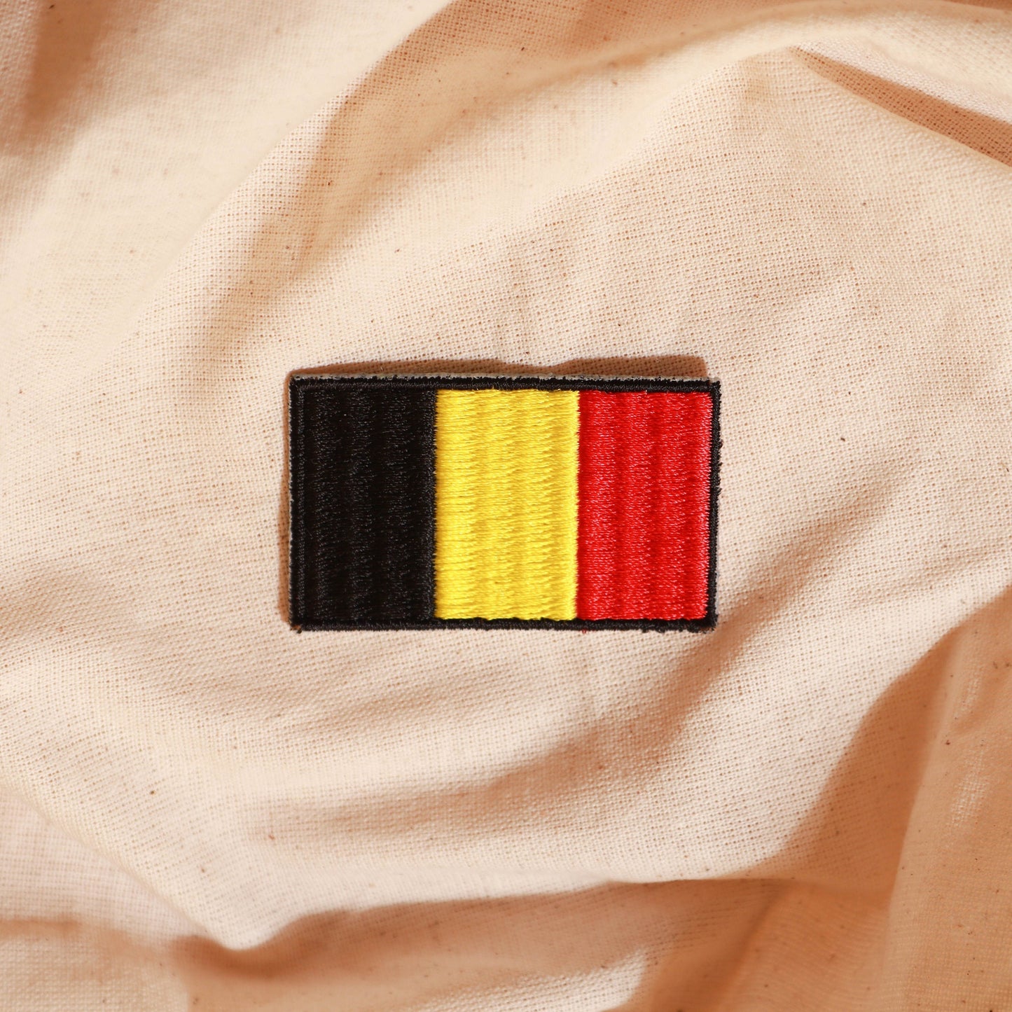 Show Your Love for Belgium with a Stylish Flag Patch for Jackets and Bags