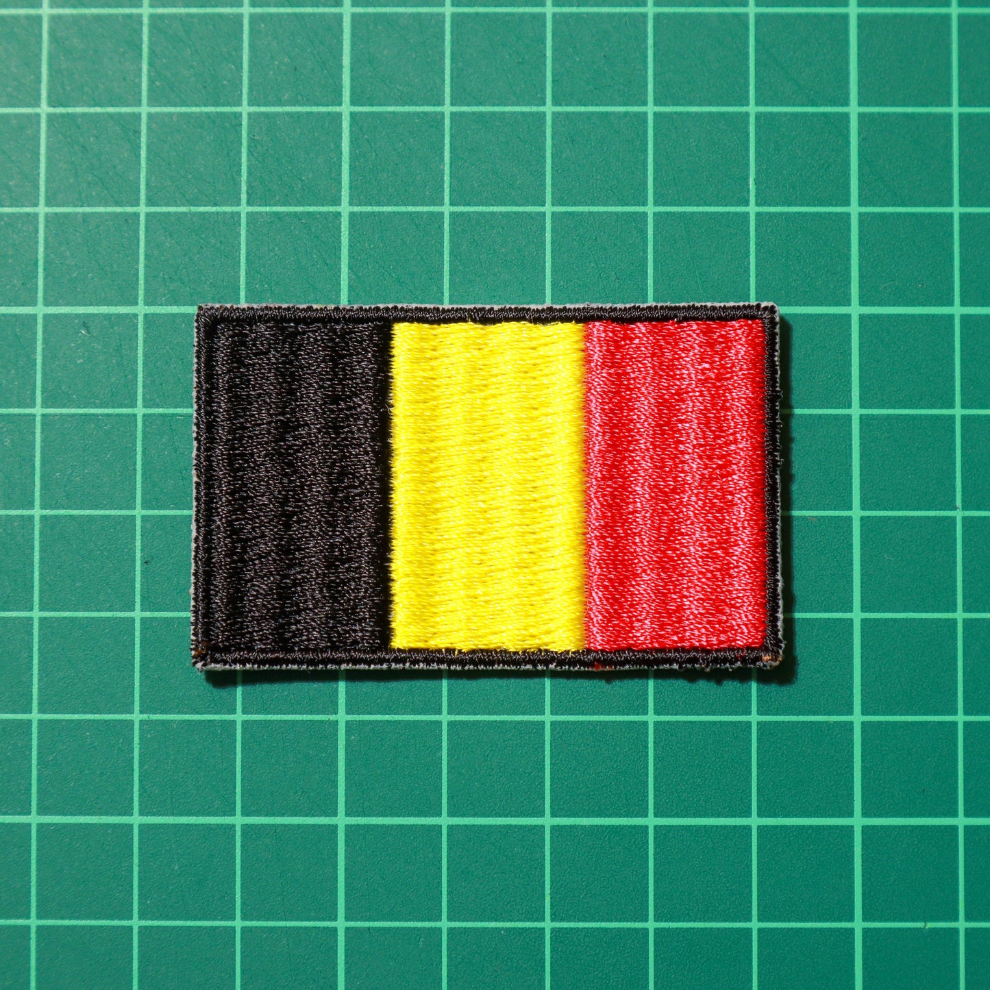 Show Your Love for Belgium with a Stylish Flag Patch for Jackets and Bags