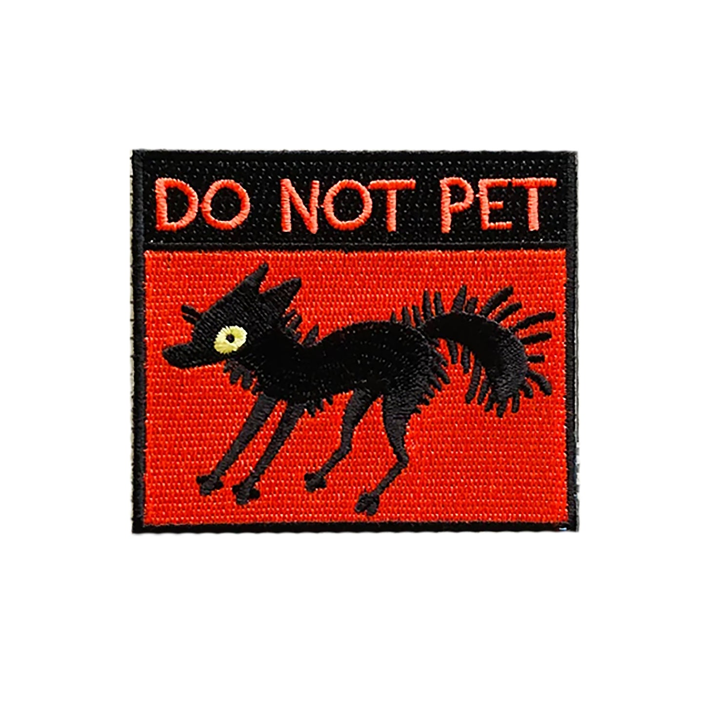 Iron on DO NOT PET Patch, Fuck off Patch, Embroidered Patch, Patch for Jackets, Badge,Meme Applique, Funny