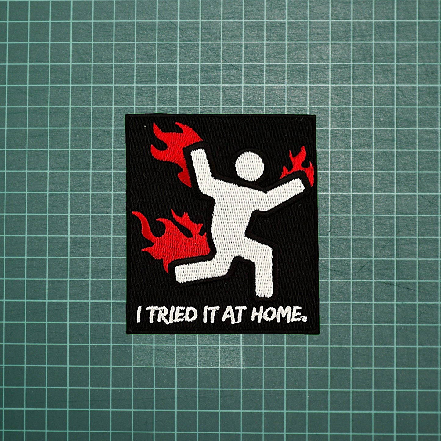 Iron on  I tried it at home for Patch, Funny Patch, Embroidered Patch, Patch for Jackets, Badge ,Meme Applique, Art