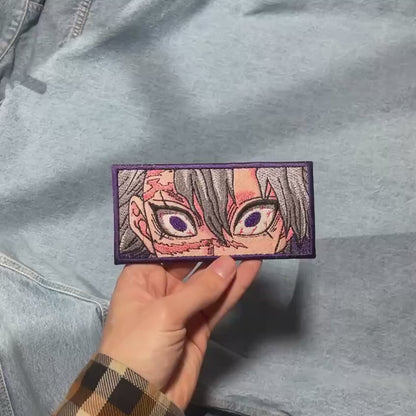 Iron on Anime Patch, Embroidered Patch, Anime Lover Gift, Sew On Patches, Manga Patch, Anime Character, Demon