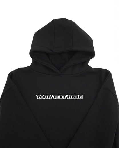 Custom Text Embroidery on Hoodie