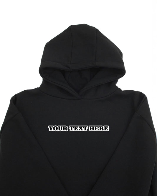 Custom Text Embroidery on Hoodie
